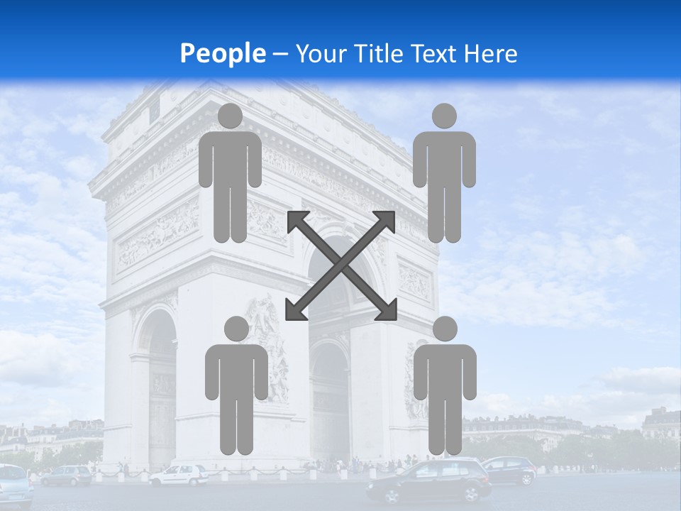 Triumphal Statue Ornate PowerPoint Template