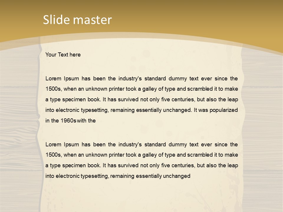 Paper Wooden Wood PowerPoint Template