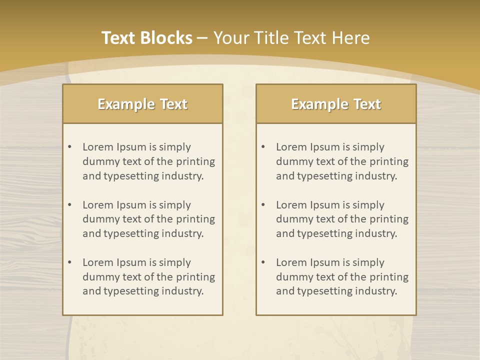 Paper Wooden Wood PowerPoint Template