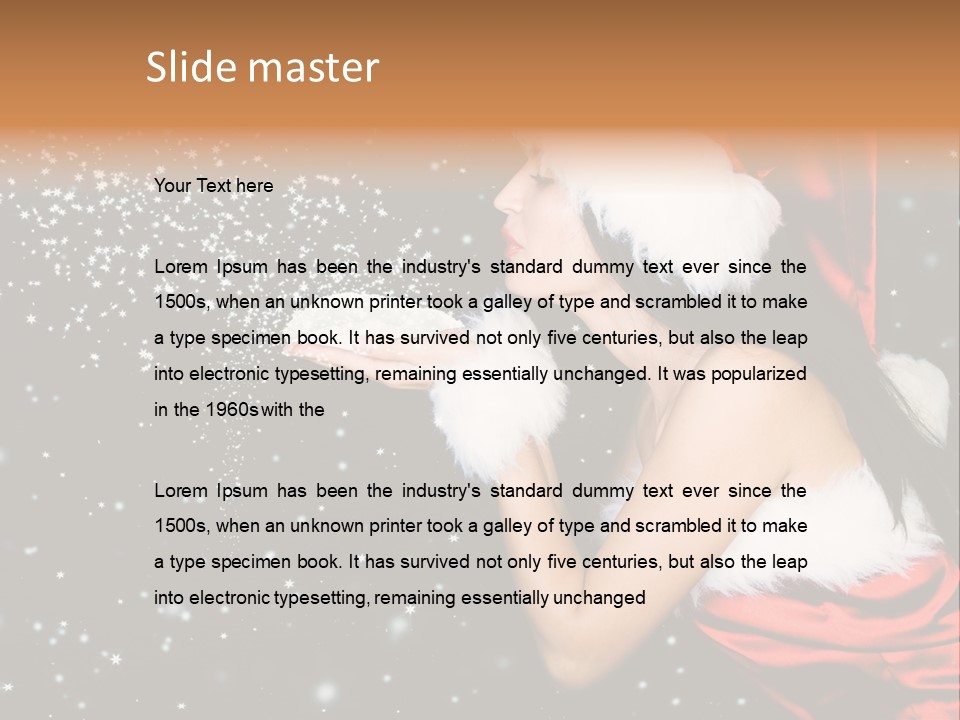 Withered Nature Art PowerPoint Template