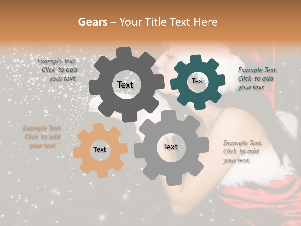 Withered Nature Art PowerPoint Template