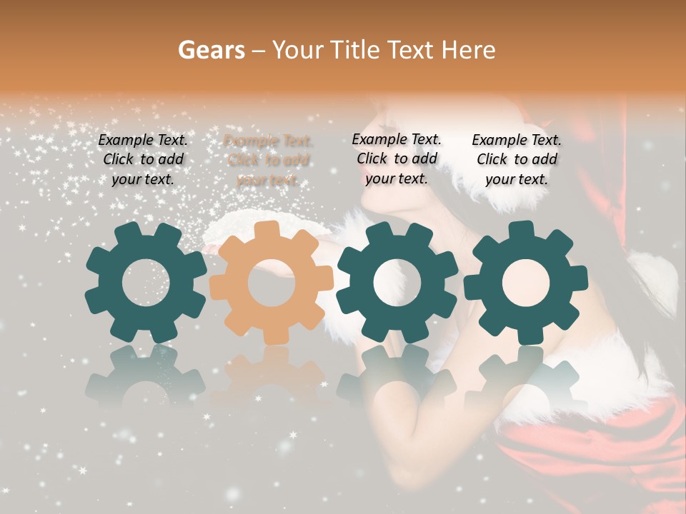 Withered Nature Art PowerPoint Template