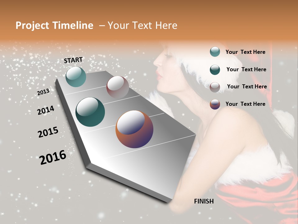 Withered Nature Art PowerPoint Template