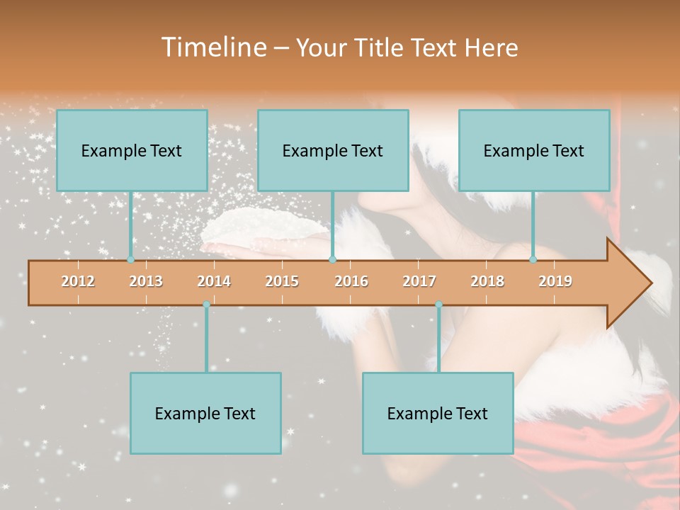 Withered Nature Art PowerPoint Template
