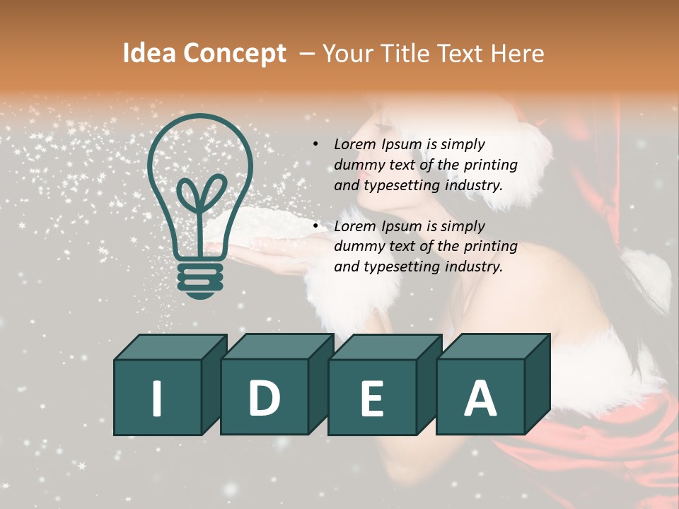 Withered Nature Art PowerPoint Template