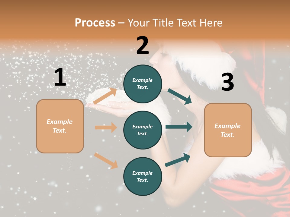 Withered Nature Art PowerPoint Template
