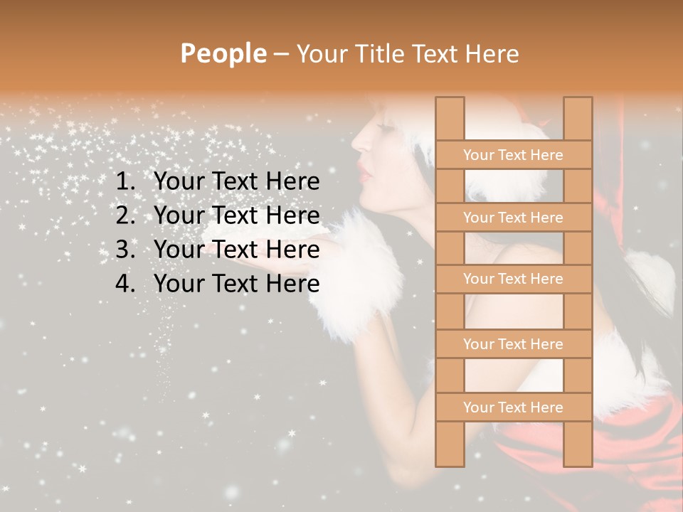 Withered Nature Art PowerPoint Template