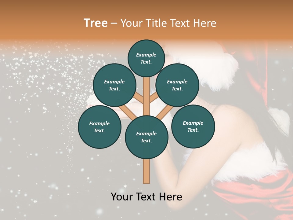 Withered Nature Art PowerPoint Template