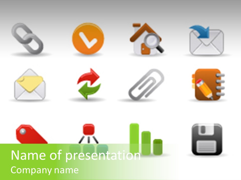 Illustration Vector Icon PowerPoint Template