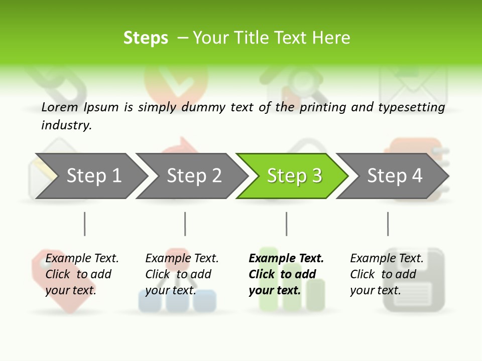 Illustration Vector Icon PowerPoint Template