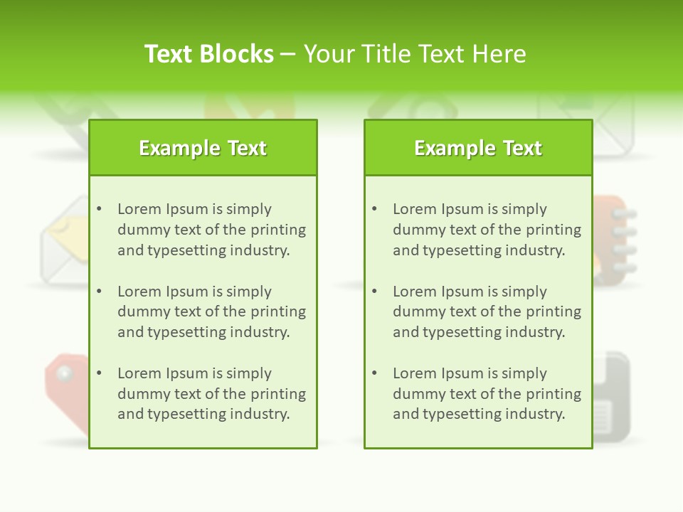 Illustration Vector Icon PowerPoint Template