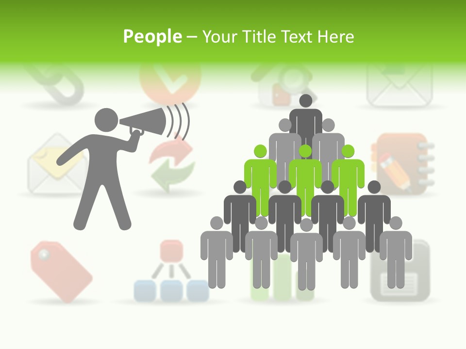 Illustration Vector Icon PowerPoint Template