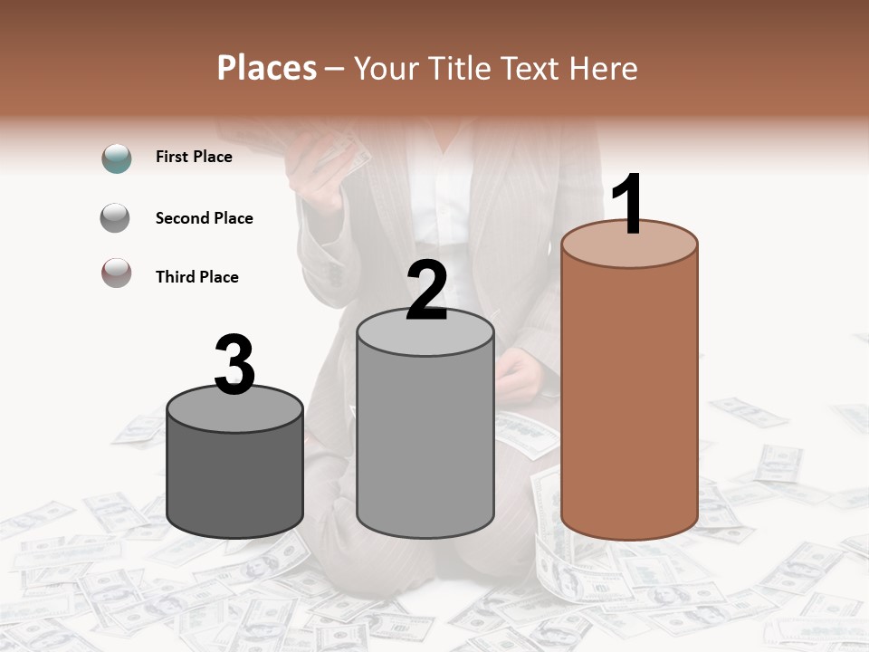 Vector Pen Image PowerPoint Template