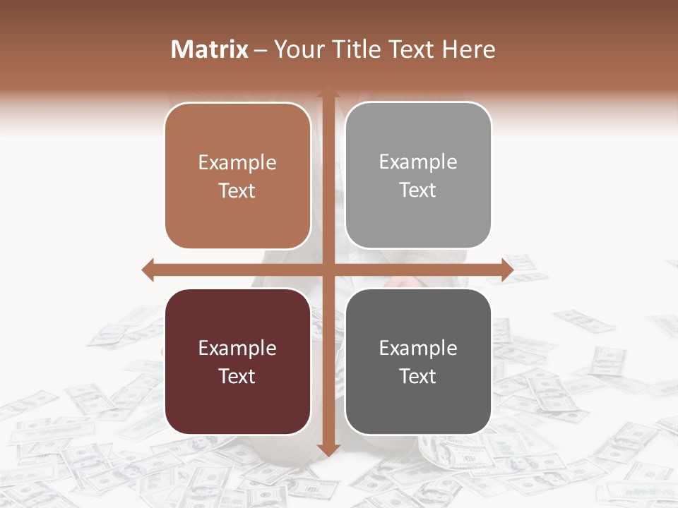 Vector Pen Image PowerPoint Template