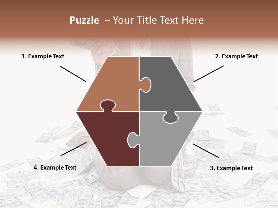 Vector Pen Image PowerPoint Template