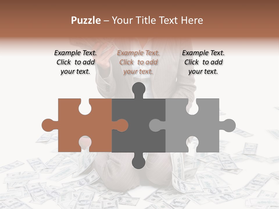 Vector Pen Image PowerPoint Template