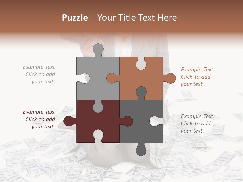 Vector Pen Image PowerPoint Template