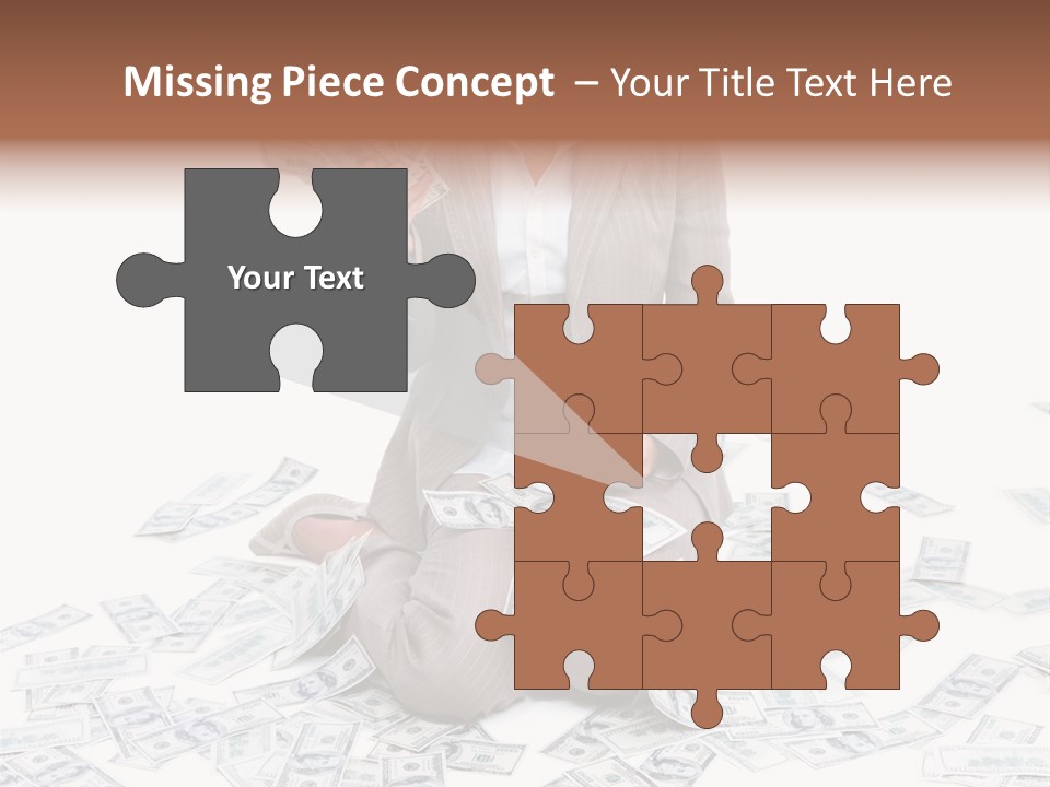 Vector Pen Image PowerPoint Template