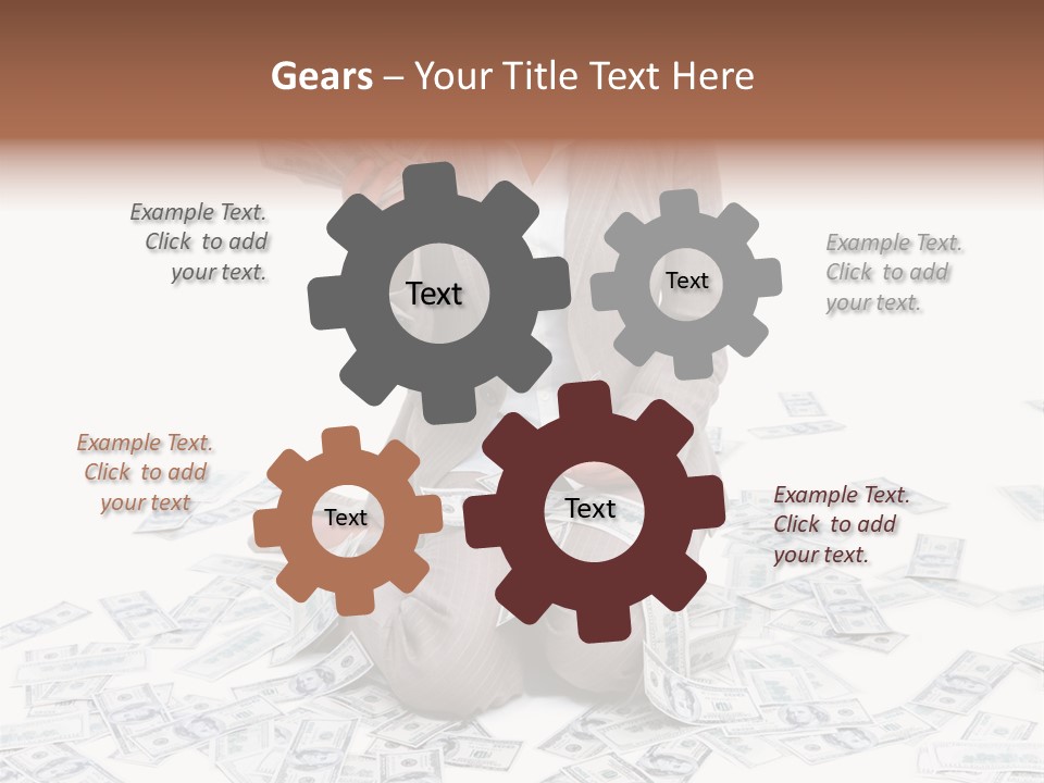 Vector Pen Image PowerPoint Template