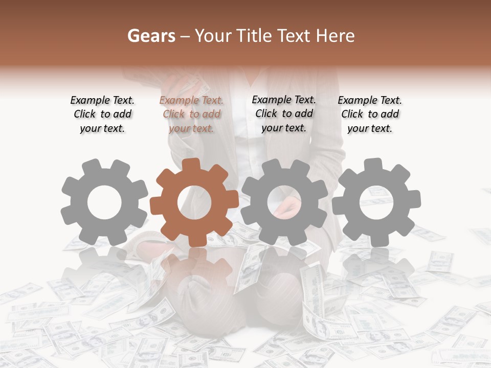 Vector Pen Image PowerPoint Template