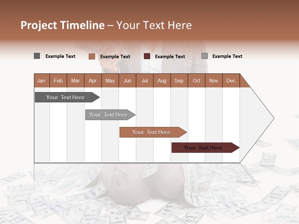 Vector Pen Image PowerPoint Template