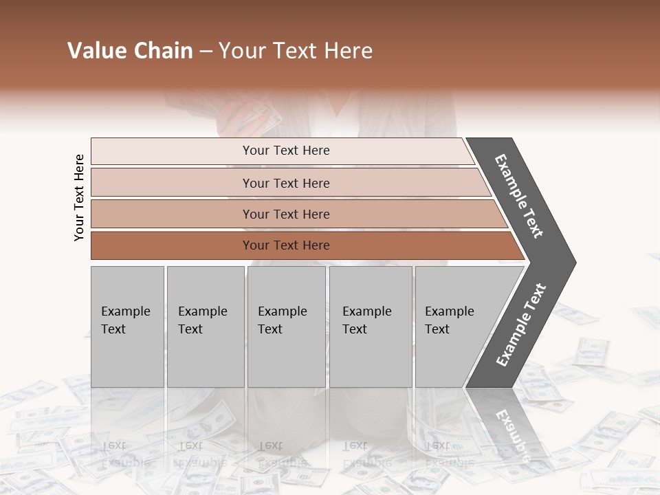 Vector Pen Image PowerPoint Template