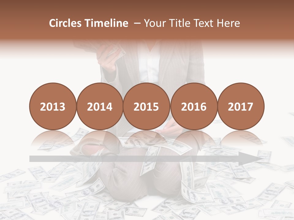 Vector Pen Image PowerPoint Template