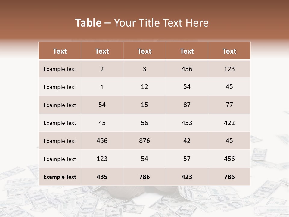 Vector Pen Image PowerPoint Template