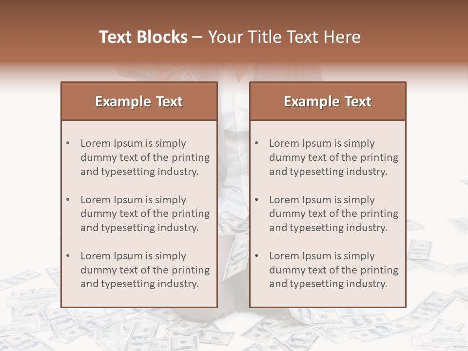Vector Pen Image PowerPoint Template