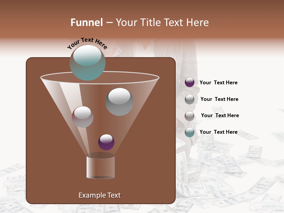 Vector Pen Image PowerPoint Template