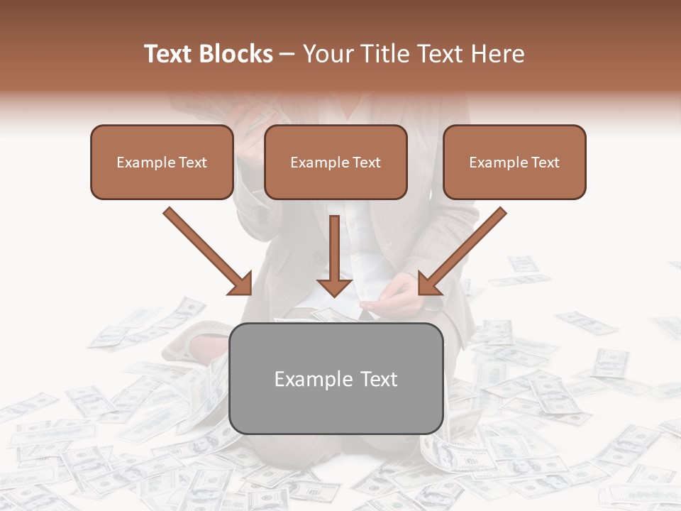 Vector Pen Image PowerPoint Template