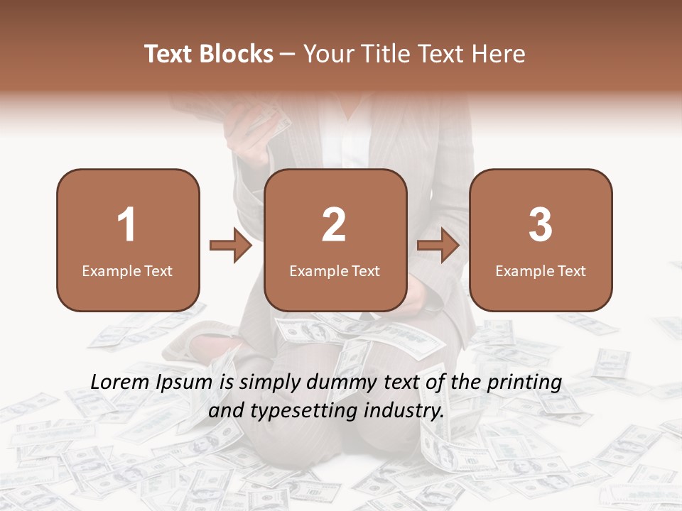 Vector Pen Image PowerPoint Template