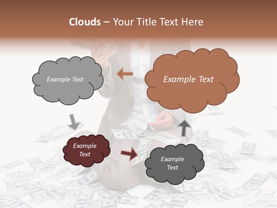 Vector Pen Image PowerPoint Template