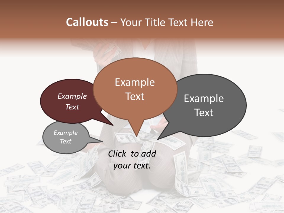 Vector Pen Image PowerPoint Template