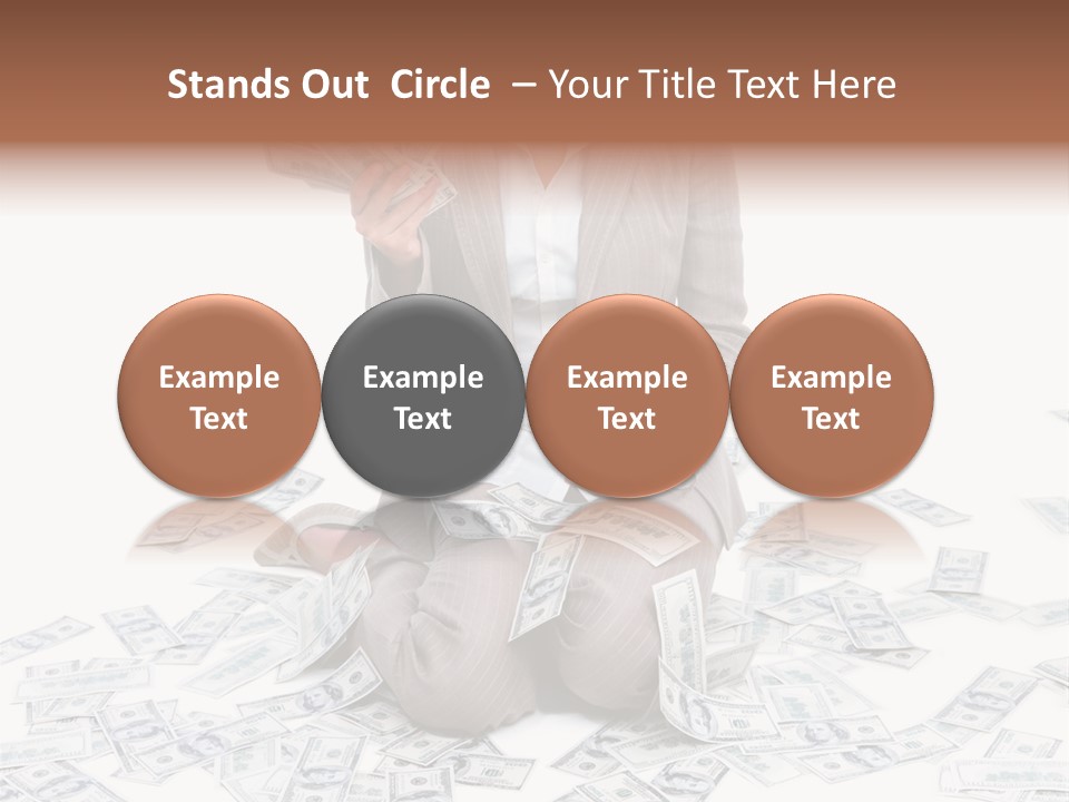 Vector Pen Image PowerPoint Template