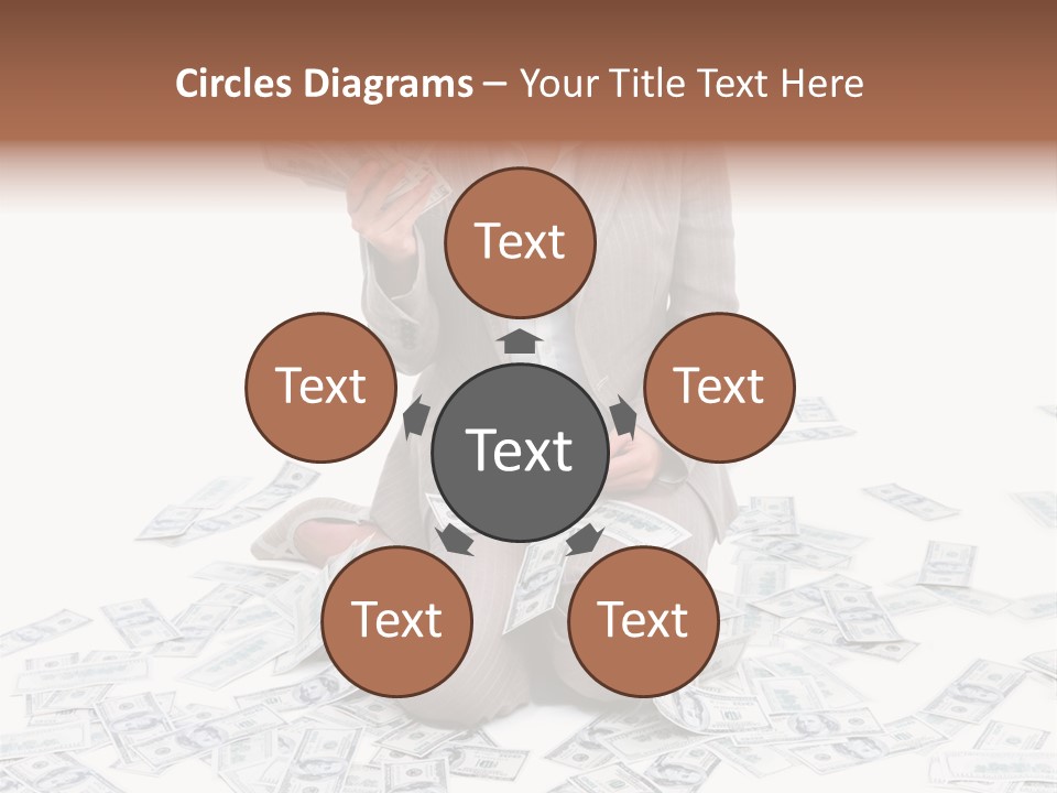 Vector Pen Image PowerPoint Template