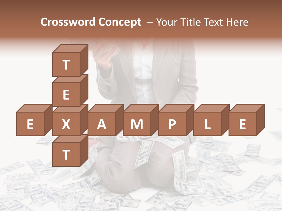 Vector Pen Image PowerPoint Template