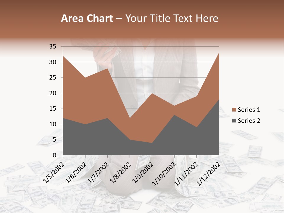 Vector Pen Image PowerPoint Template