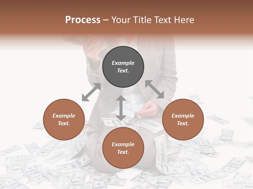 Vector Pen Image PowerPoint Template