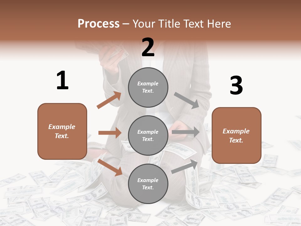 Vector Pen Image PowerPoint Template