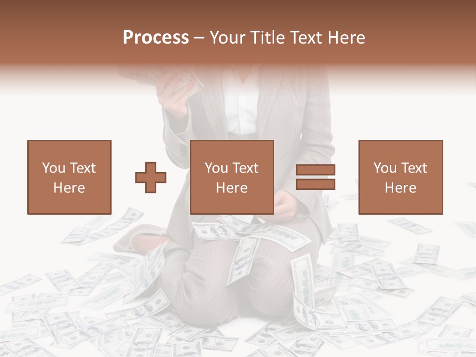 Vector Pen Image PowerPoint Template