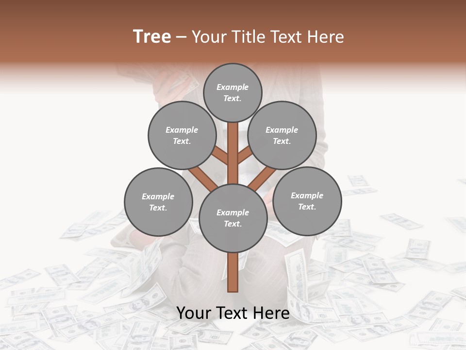 Vector Pen Image PowerPoint Template