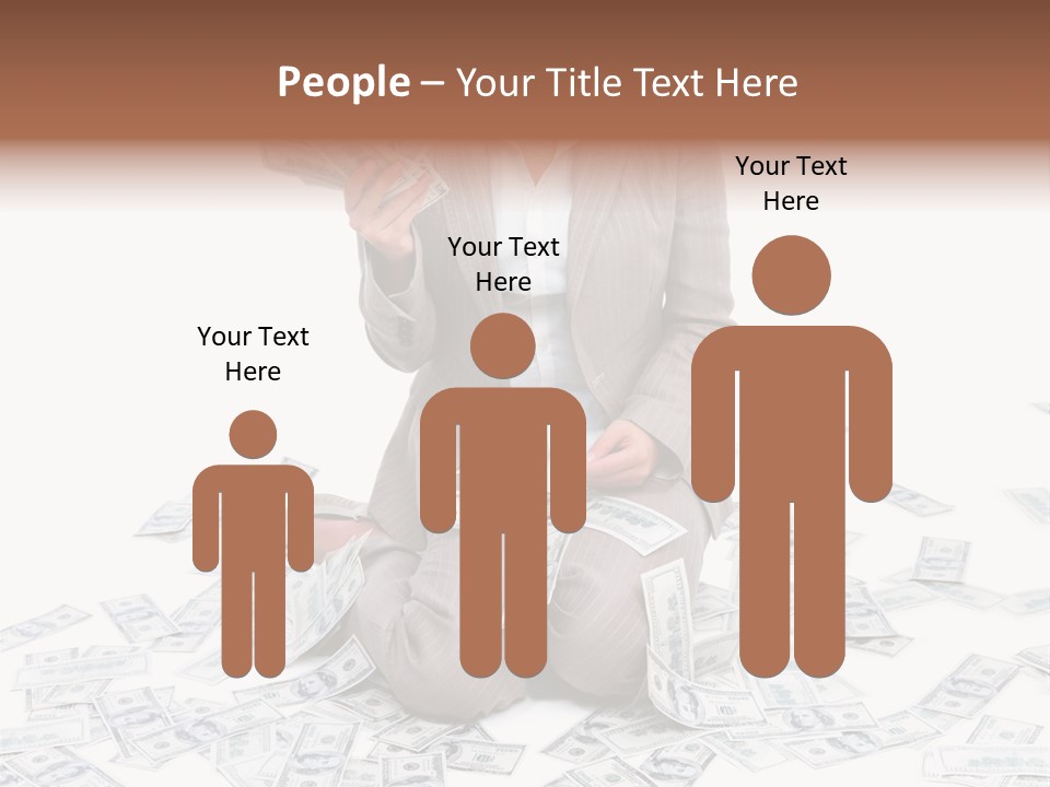 Vector Pen Image PowerPoint Template