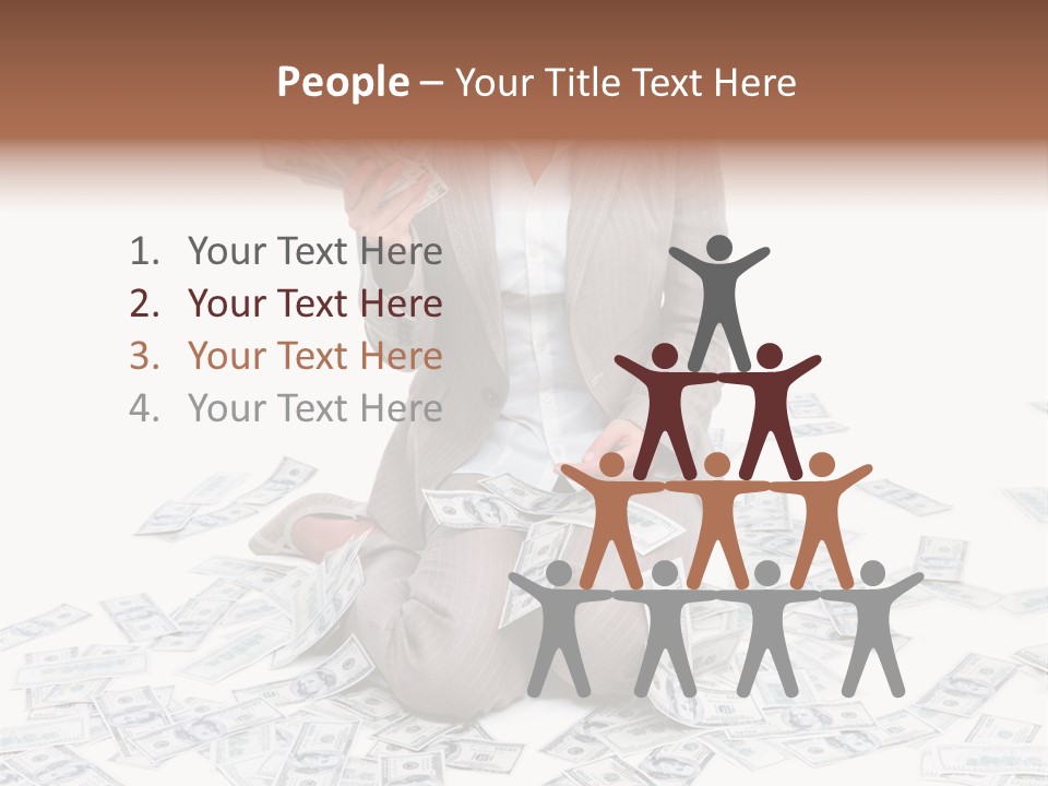 Vector Pen Image PowerPoint Template