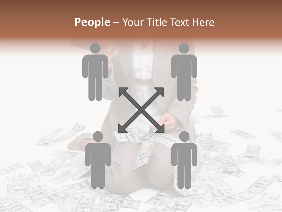 Vector Pen Image PowerPoint Template