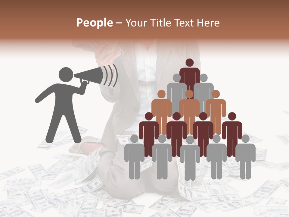 Vector Pen Image PowerPoint Template