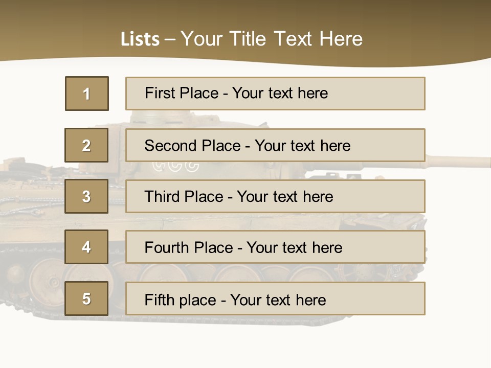 Army Wwii Hobby PowerPoint Template