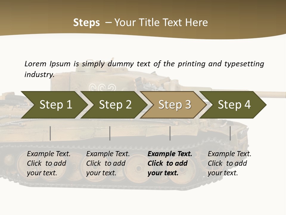 Army Wwii Hobby PowerPoint Template