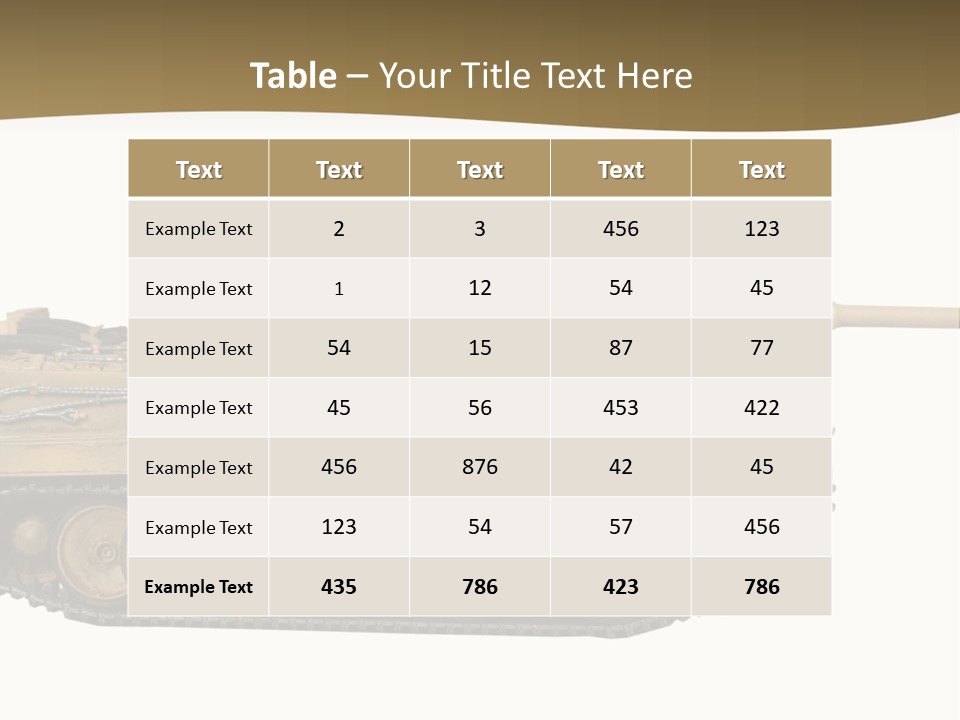 Army Wwii Hobby PowerPoint Template