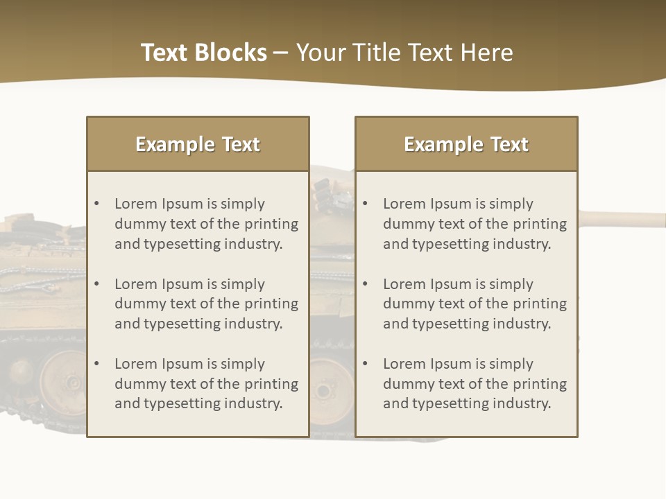 Army Wwii Hobby PowerPoint Template